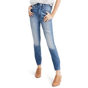 MADEWELL Rigid Napa High Waisted Skinny Slim Jeans